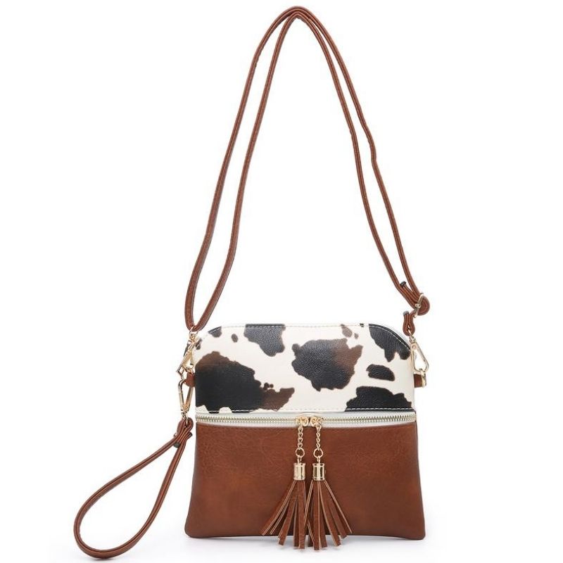 Tara Crossbody Cow Brown